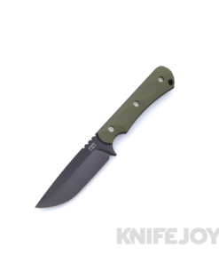 McNees Knives PM Ridge Runner Blackout Magnacut Blade and OD Green G10 Handles