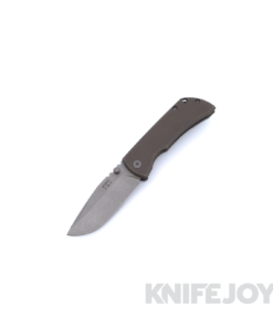 McNees Knives PM Mac-2  3" Stonewashed Magnacut Blade and Bronzed Diamond Textured Handles