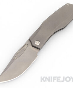 Prince Customs Protean Folder Knife Magnacut Blade with Bead Blasted Grey Handle