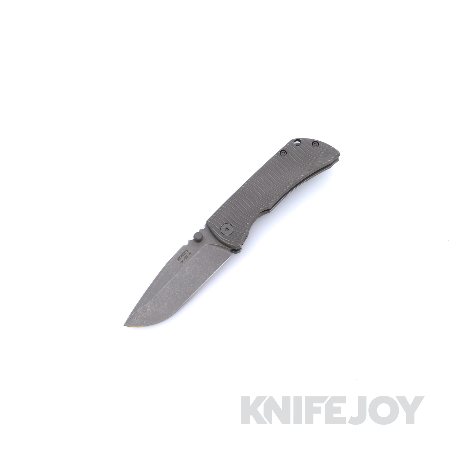 McNees Knives PM Mac-2 3" Matte Stonewash Magnacut Blade and Stonewash SWERVE Handles