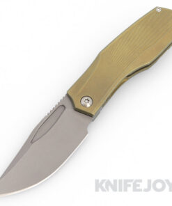 Prince Customs Protean Folder Knife Magnacut Blade with Sunburst Textured Handles