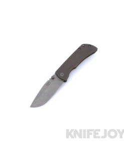 McNees Knives PM Mac-2  3" Stonewashed Magnacut Blade and Bronzed SWERVE Handles