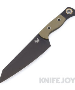 Benchmade 3 Piece Kitchen Knife Set - 4005BK-01 - CPM-154 DLC Black Blades, OD Green G10 Handles with Black G10 Bolsters