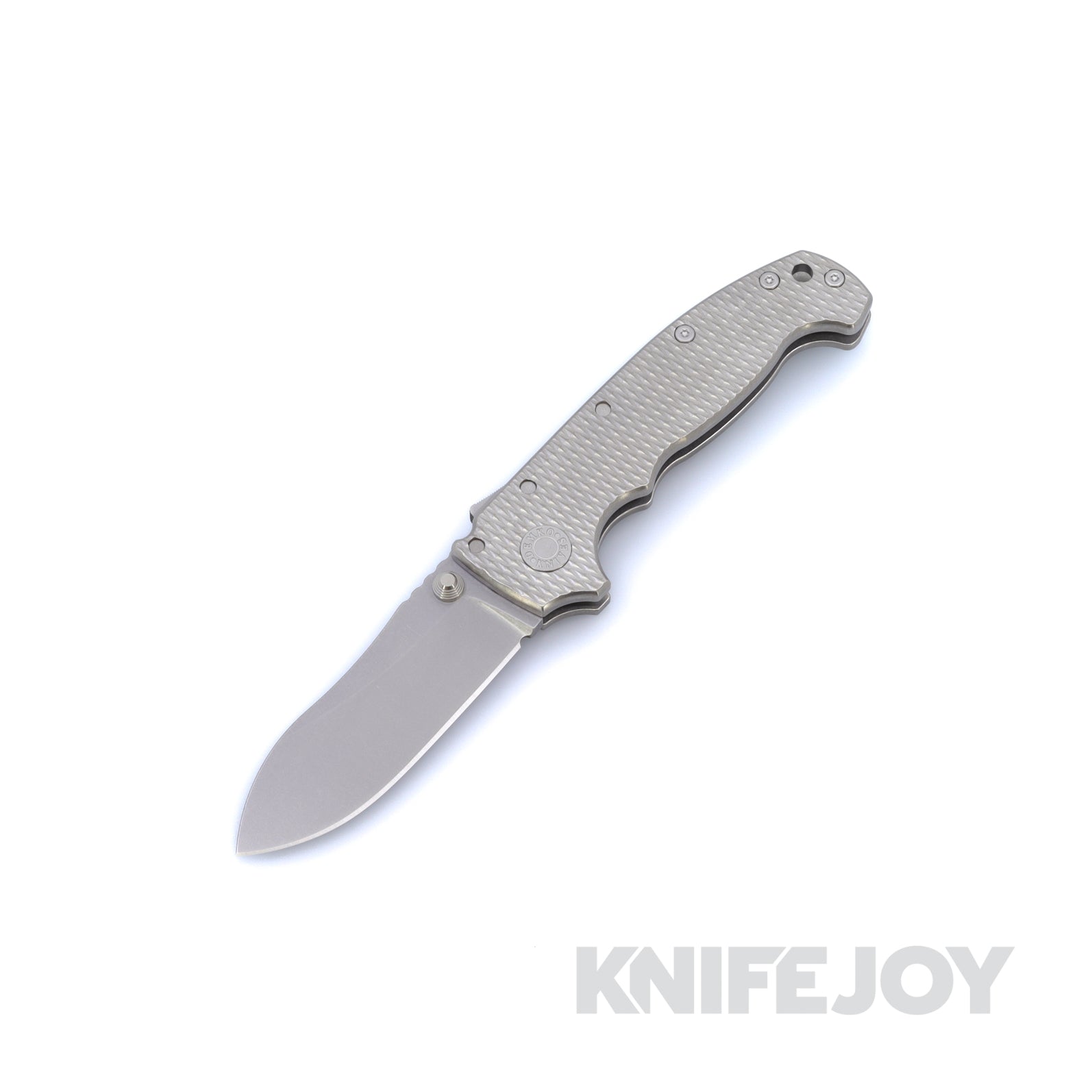 Demko Knives MGAD20 Magnacut Butcher Blade with Machine Textured Titanium Handles