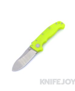Demko Knives MGAD20 Magnacut Butcher Two Tone Blade with Dayglow Machine Textured G10 Handles