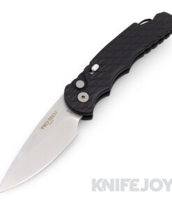 Pro-tech Knives T505-F Tactical Response 5 Auto Black Feather-Textured Handle/ Stonewash S35VN Blade