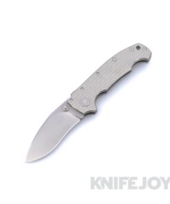 Demko Knives MGAD20 CPM-3V Kopis Textured Titanium Handle