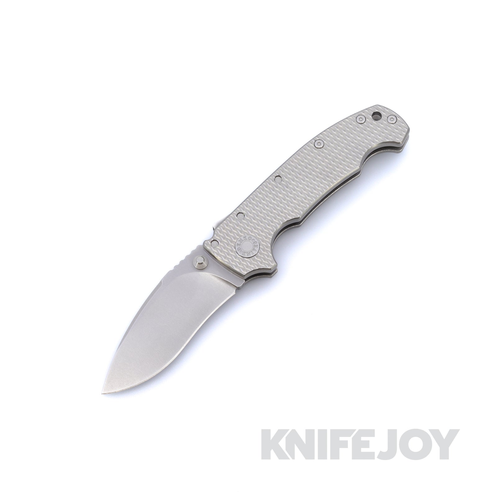 Demko Knives MGAD20 CPM-3V Kopis Textured Titanium Handle