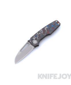 Demko Knives MGAD22 Shark Foot MagnaCut Blade with America Camo Carbon Fiber Contoured Handles