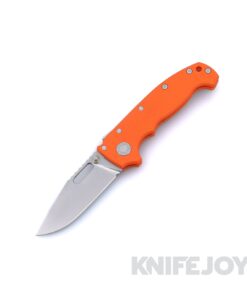 Demko Knives MGAD20I Slim Clip Point Nitro-X7 Blade with Orange Machine Textured G10 Handles