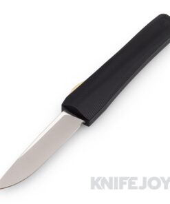 Core Edge 0331 Pulsar Black OTF Aluminum Chassis with S35VN Single-Edge Blade Blasted/ Satin Flats and Bronze Hardware