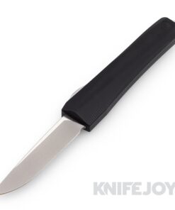 Core Edge 0331 Pulsar Black OTF Aluminum Chassis with S35VN Single-Edge Blade Blasted/ Satin Flats and Stainless Hardware