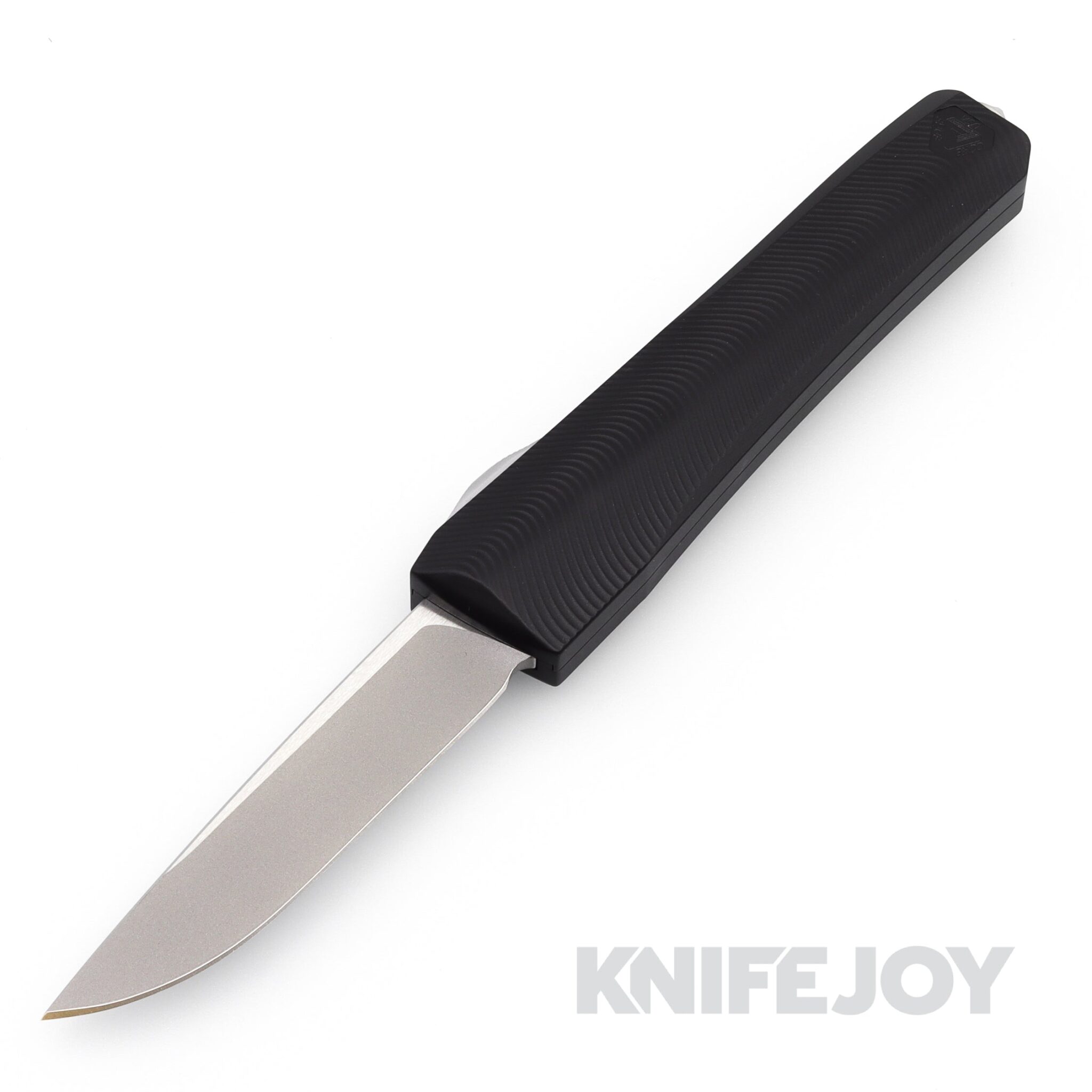 Core Edge 0331 Pulsar Black OTF Aluminum Chassis with S35VN Single-Edge Blade Blasted/ Satin Flats and Stainless Hardware