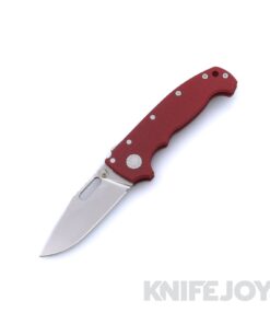 Demko Knives MGAD20I Slim Clip Point Nitro-X7 Blade with Red Machine Textured G10 Handles