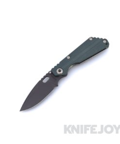 Mick Strider Custom Knives SnG Black 20CV Blade with CC Forest Green G10 Handle