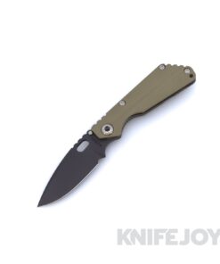 Mick Strider Custom Knives SnG Black PD#1 Blade with CC Ranger Green G10 Handle