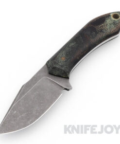 Boatright Bladeworks Custom Esker-S Fixed Blade CTS-BD1 Steel with Boreal Burl Micarta Handles