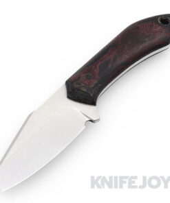 Boatright Bladeworks Custom Moraine-S Fixed Blade CTS-BD1 Steel with Sangria Burl Micarta Handles