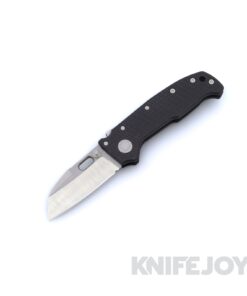 Demko Knives MGAD20 Compact Two Tone Raw MagnaCut Batwing Blade with Black G10 Handle