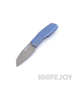 Prince Customs Protean Folder Knife 20CV Blade Wharncliffe Grind with Putter Machined Titanium Handle