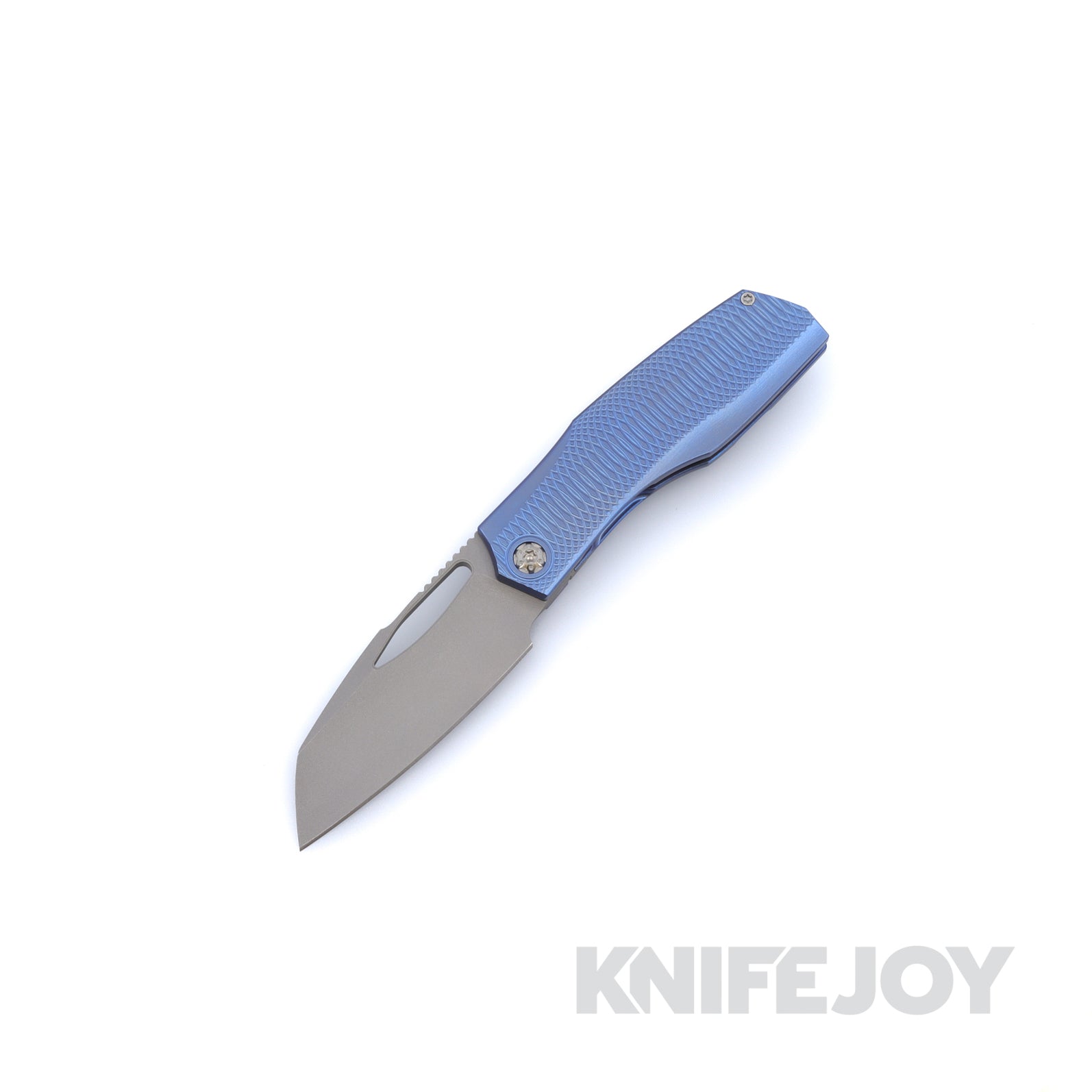 Prince Customs Protean Folder Knife 20CV Blade Wharncliffe Grind with Putter Machined Titanium Handle