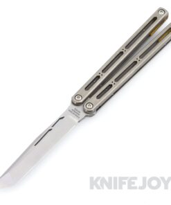 Squid Industries Knives Hydro First Production Tanto Blade, Titanium Handles and Hardware