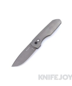 Pro-Tech 2026 Synapse 2 Custom 003 Auto Acidwash MagnaMax Blade with Blasted and Tumbled Heat-Treated 17-4 Stainless Handle
