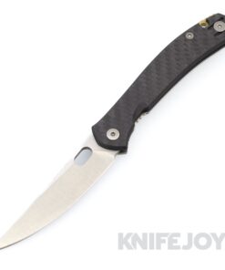 GiantMouse Knives ACE Bleecker CPM Magnacut Blade, Reversible Clip, Carbon Fiber and Titanium Handles