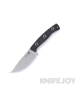 MICROTECH 95-10BK-1 Akris M390 Stonewash Fixed Blade with Black G10 Scales