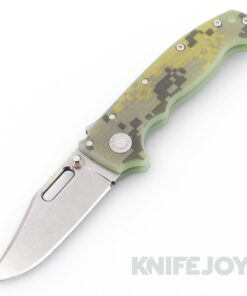 Demko Knives AD20 KnifeJoy Exclusive Bowie 20CV Blade with Camo Number 4 G10 Handles