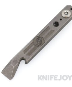 Zach Wood Custom Tools 5" Ti Clip-It PNP Pop N Pry Titanium with Custom Engraving