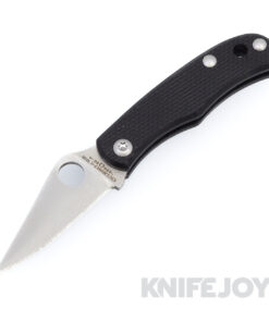Spyderco C133GBKP Bug Black G-10 Handle with PlainEdge Blade