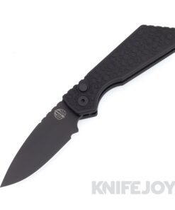 Pro-tech Knives Pro-Strider PT207-Gridlock DLC Magnacut Blade with Black Gridlock Textured Handles/ Black Hardware and Clip