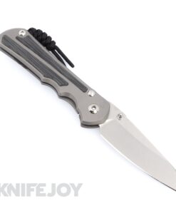Chris Reeve Knives Large Inkosi Left Hand Plain Insingo Magnacut Blade with Black Canvas Micarta Inlay Glass Blasted Titanium Handles