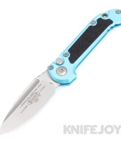 MICROTECH 1135-10TQ Auto L.U.D.T. GEN III Auto Standard Blade with Turquoise Aluminum Handles