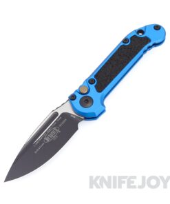 MICROTECH 1135-1BL Auto L.U.D.T. GEN III Auto Two-Tone Standard Blade with Blue Aluminum Handles