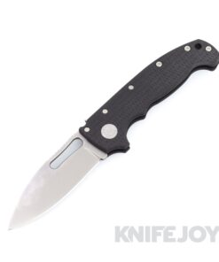 Demko Knives MG AD20S Drop Point CPM-M4 Blade with Black Machine Textured G10 Handles