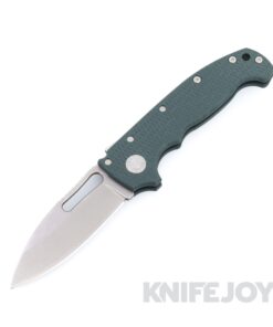 Demko Knives MGAD20S Drop Point CPM-M4 Blade with Green Machine Textured G10 Handles