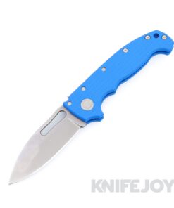 Demko Knives MGAD20S Drop Point CPM-M4 Blade with Blue Machine Textured G10 Handles