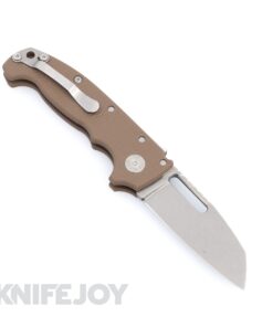 Demko Knives MGAD20 Shark Foot 20CV Blade with Dark Earth Machine Textured G10 Handles