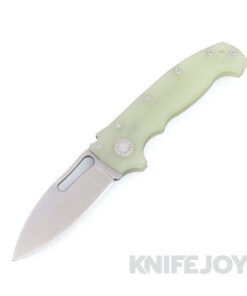 Demko Knives MGAD20S Drop Point CPM-M4 Blade with Natural Fine Textured G10 Handles
