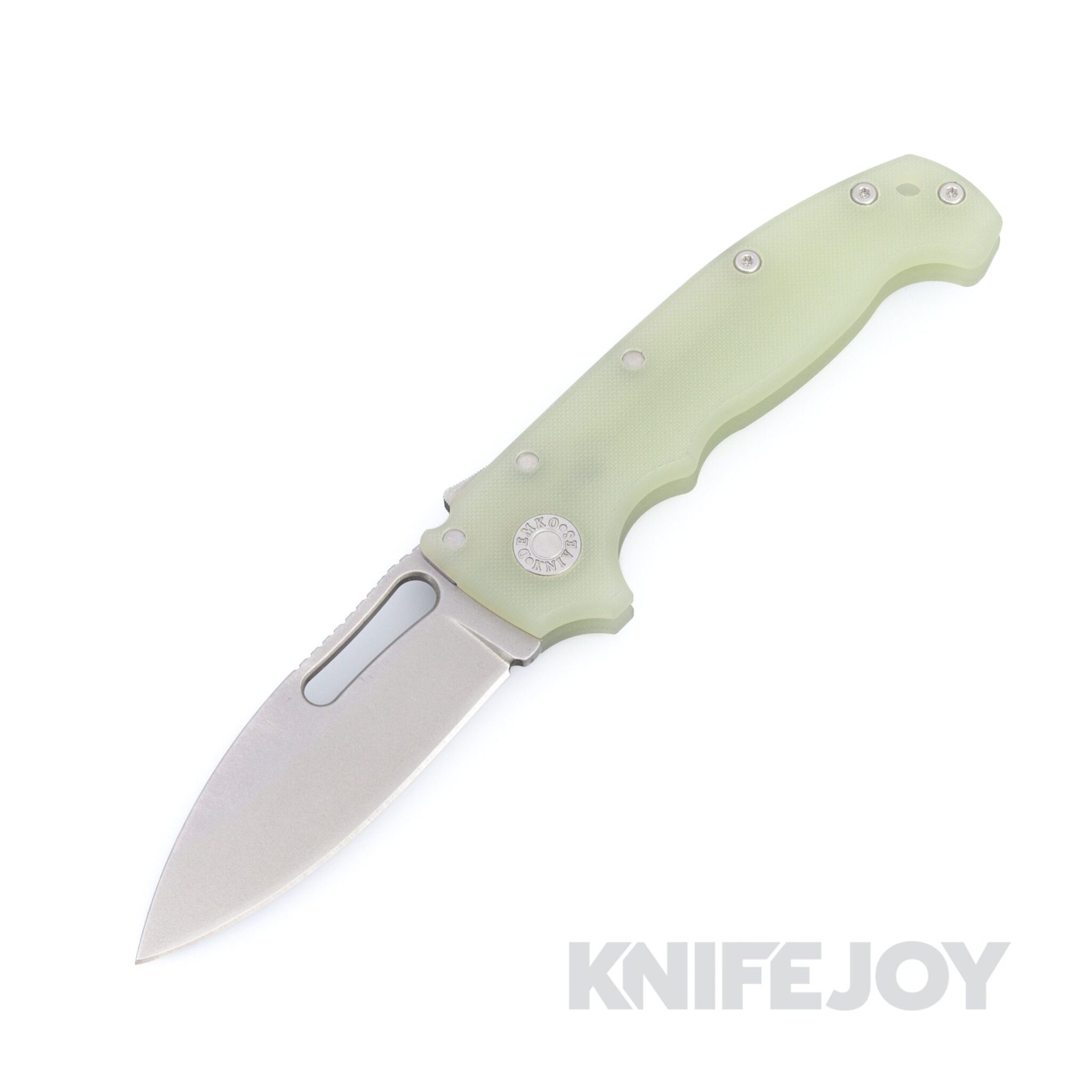 Demko Knives MGAD20S Drop Point CPM-M4 Blade with Natural Fine Textured G10 Handles