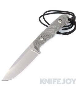 Chris Reeve Knives Backpacker Fixed Blade Drop Point Magnacut Blade with Black Canvas Micarta Handles/ Kydex Sheath