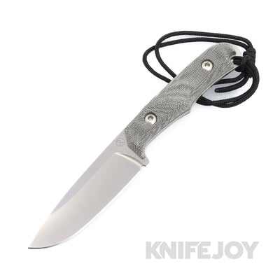 Chris Reeve Knives Backpacker Fixed Blade Drop Point Magnacut Blade with Black Canvas Micarta Handles/ Kydex Sheath