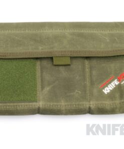 KnifeJoy 6 Pack Knife Pouch Green Waxed Canvas