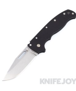Demko Knives AD20.5D2PPBG10-CP D2 Clip Point Blade with Peel Ply Black G10 Handles
