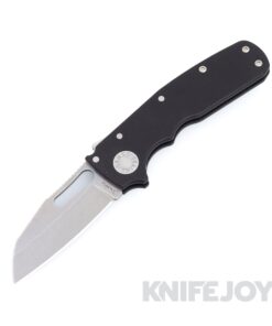 Demko Knives AD20.5SC20CVBLKG10-SF Shark Cub 20CV Shark Foot Blade with Black G10 Handles