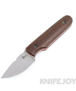 Driver Defense Ricochet with Stonewashed Magnacut Fixed Blade and Burlap Micarta Scales