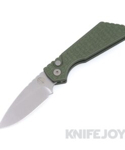 Pro-tech Knives PT205-Gridlock-GREEN Pro-Strider PT Auto Stonewash Magnacut Blade with Green Gridlock Aluminum Handles