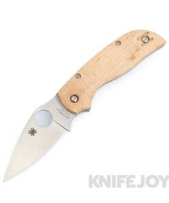 Spyderco C152NLWDP Chaparral Maple Slipit Slipjoint PlainEdge Knife